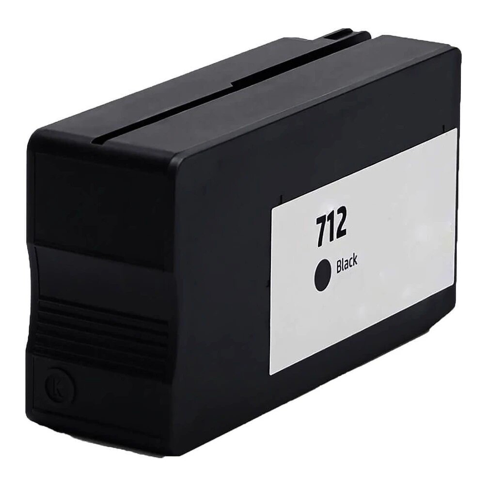 Huismerk HP 712XL (3ED71A) inktcartridge zwart