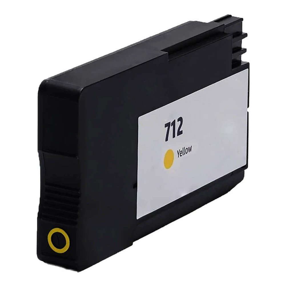 Huismerk HP 712 (3ED69A) inktcartridge geel