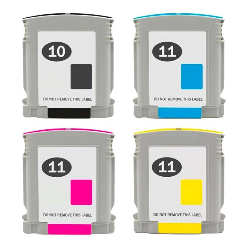 Huismerk HP 10XL / 11XL inktcartridges voordeelbundel