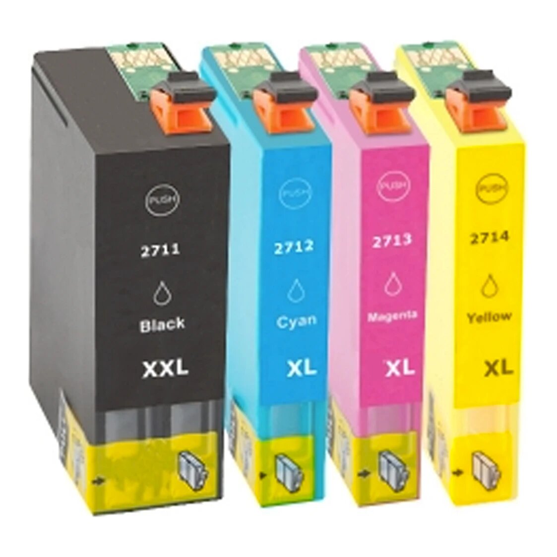 Huismerk Epson 27 XL (T2711-T2714) inktcartridges voordeelbundel