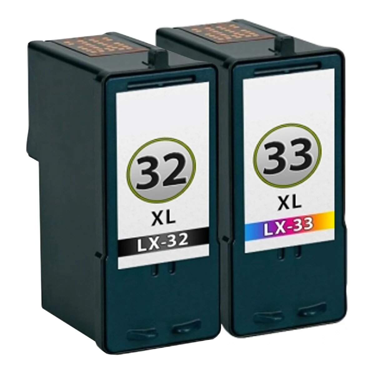 Huismerk Lexmark 32XL (18CX032E) + Lexmark 33XL (18CX033E) inktcartridges voordeelbundel