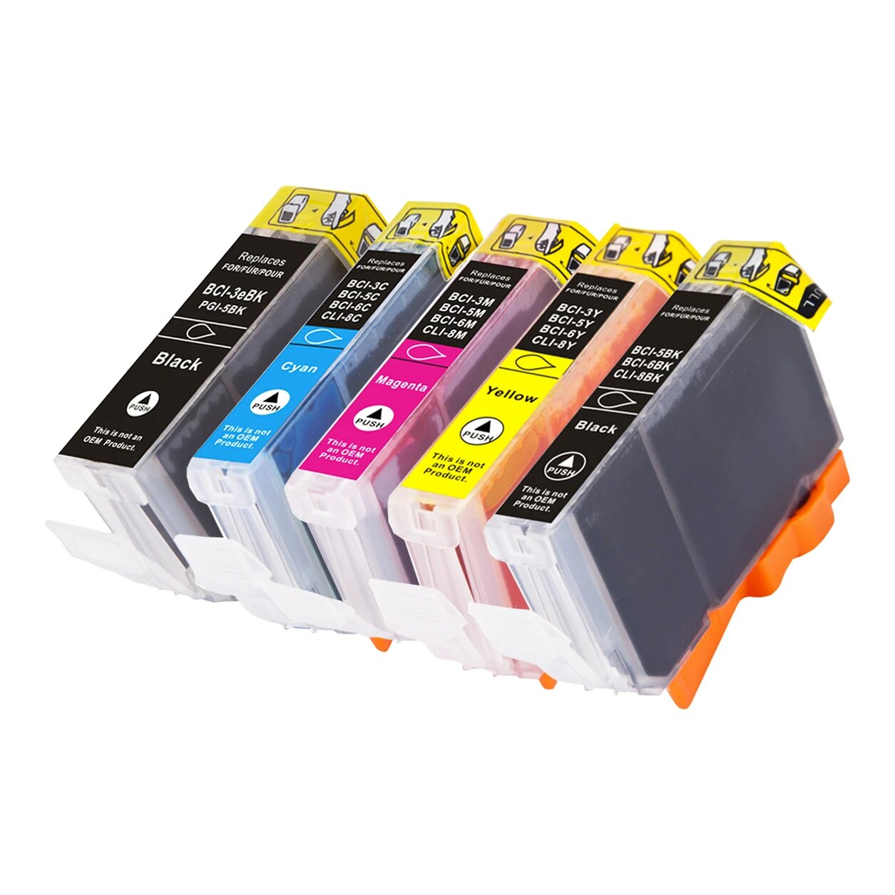 Huismerk Canon BCI-3e / BCI-6 inktcartridges voordeelbundel (5set)