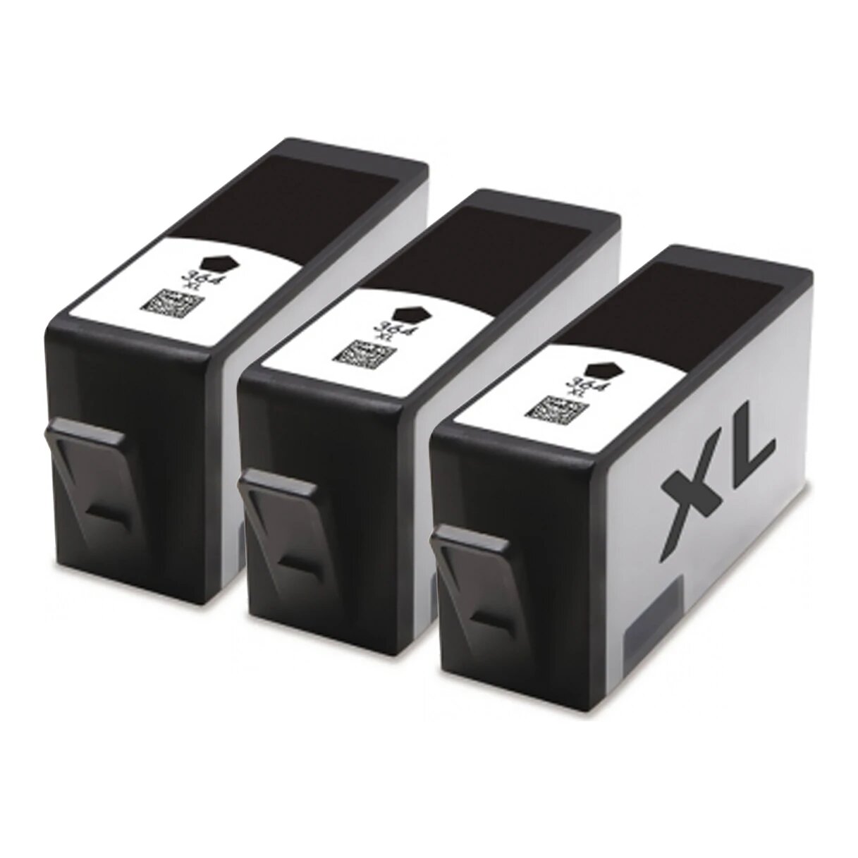 3x Huismerk HP 364XL (CN684EE) inktcartridges zwart
