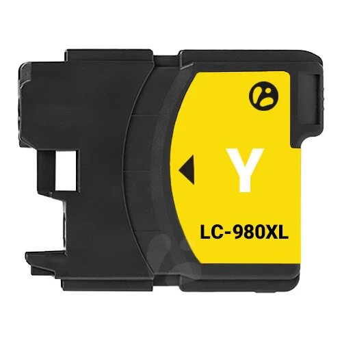 Huismerk Brother LC-980Y XL inktcartridge geel