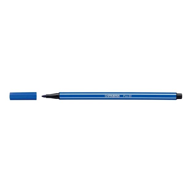 STABILO Pen 68 viltstift, marineblauw