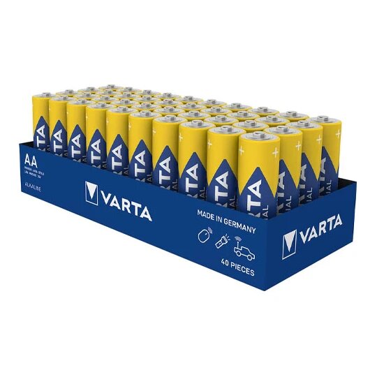 Varta Industrial Pro AA batterijen 40-pack