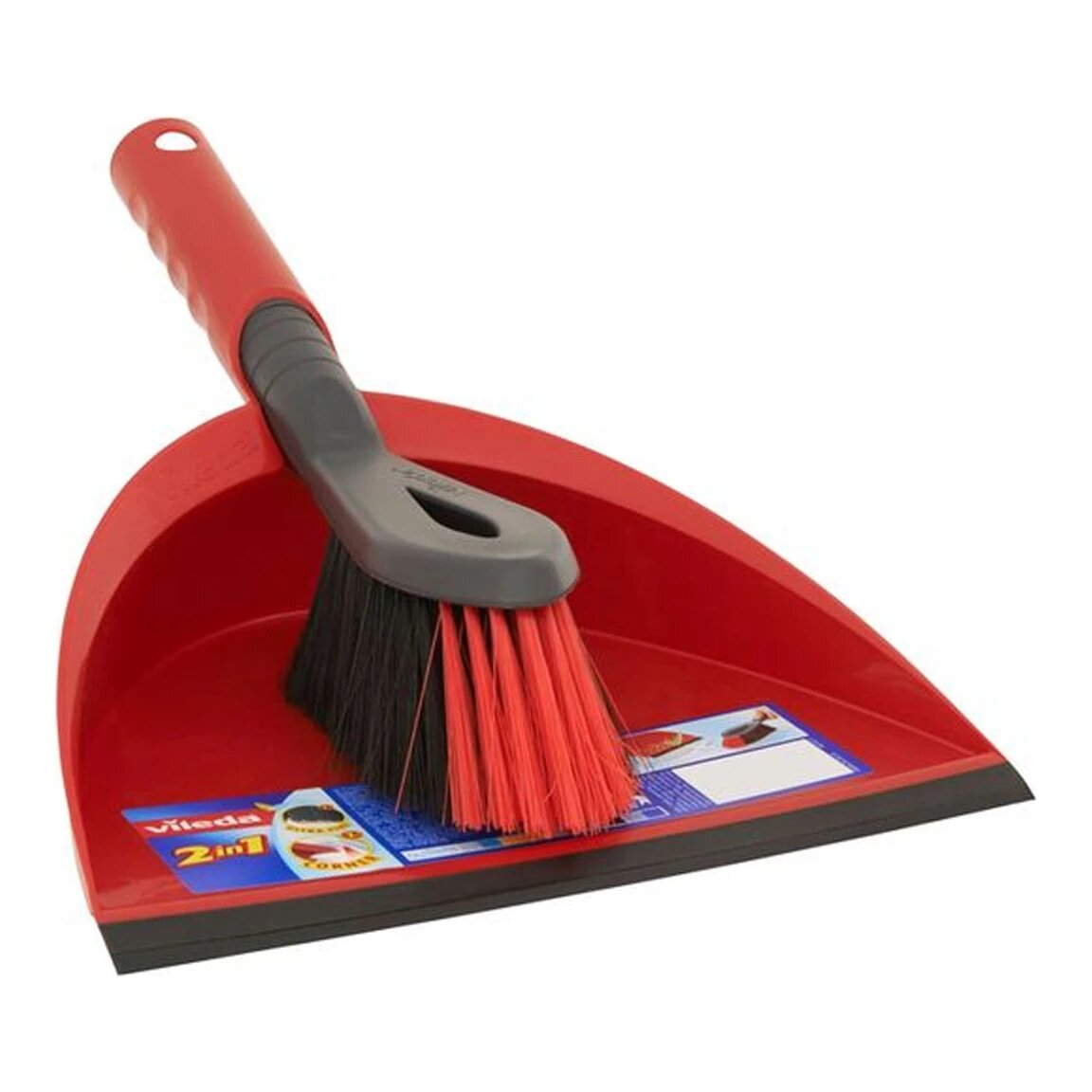 Vileda Stoffer en Blik set Handy 2-in-1