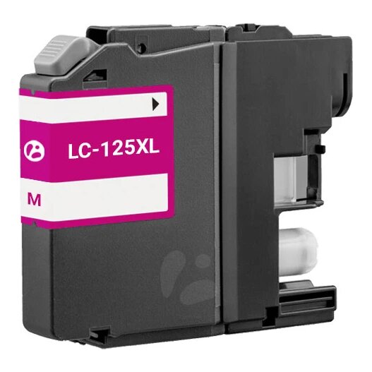 Huismerk Brother LC-125M XL inktcartridge magenta