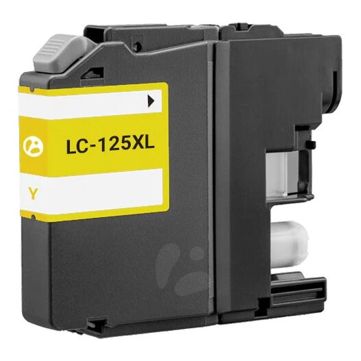 Huismerk Brother LC-125Y XL inktcartridge geel