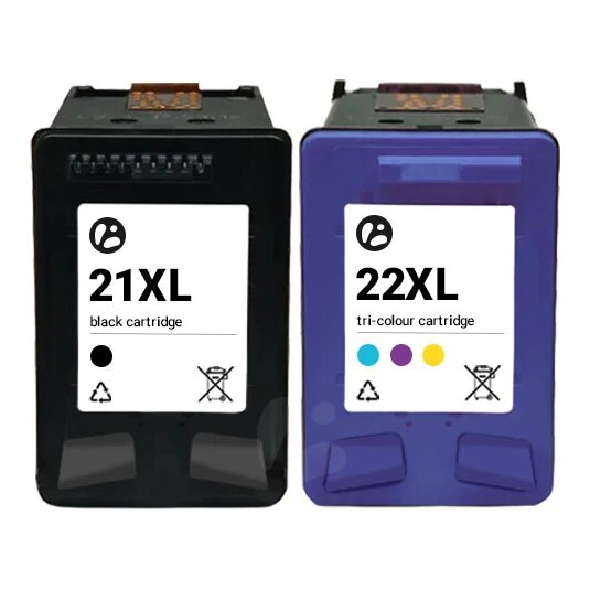 Huismerk HP 21XL (C9351CE) + HP 22XL (C9352CE) inktcartridges voordeelbundel