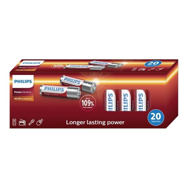 Philips Power AA batterijen 20-pack