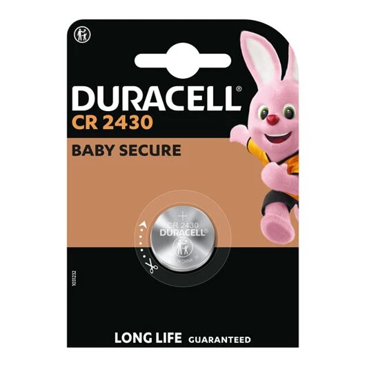 Duracell CR2430 3V Lithium knoopcel batterij