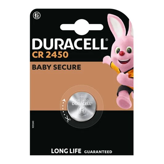 Duracell CR2450 3V Lithium knoopcel batterij