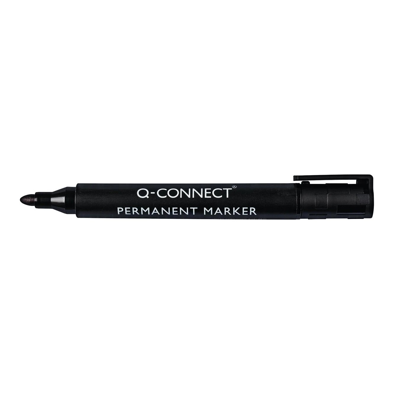 Q-connect permanent marker zwart (2 - 3 mm rond)