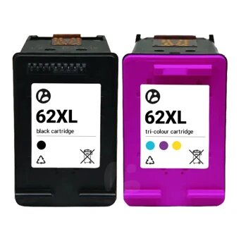 Huismerk HP 62XL (C2P05AE + C2P07AE) inktcartridges voordeelbundel