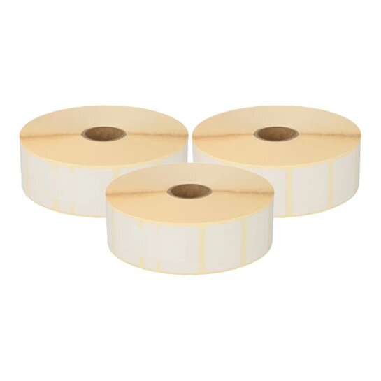 3x Zebra (800261-105) compatible labels, 32 mm x 25 mm