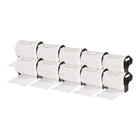 10x Brother DK-11241 compatible PostNL verzendlabels, 102 mm x 152 mm
