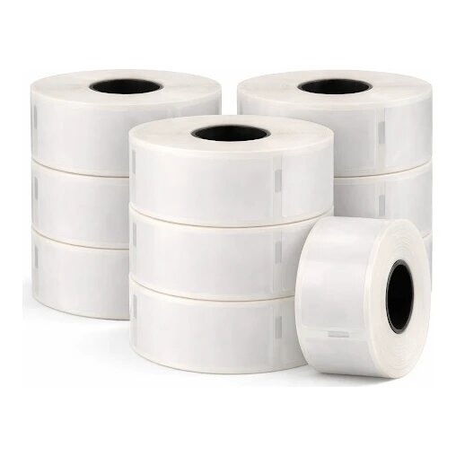 10x Dymo 99012 / S0722400 compatible labels verwijderbaar, 89 mm x 36 mm