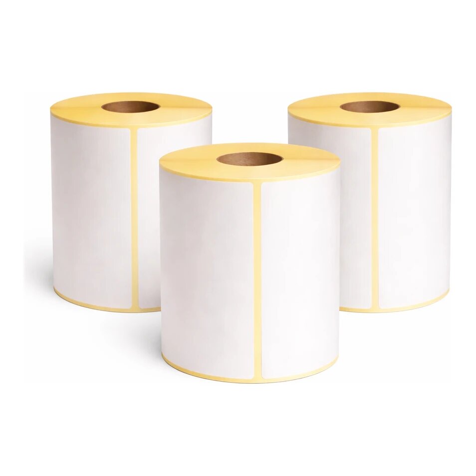 3x Zebra compatible labels, 80 mm x 35 mm