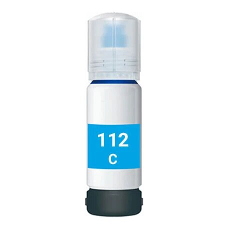Huismerk Epson 112 (T06C24A) inkttank cyaan