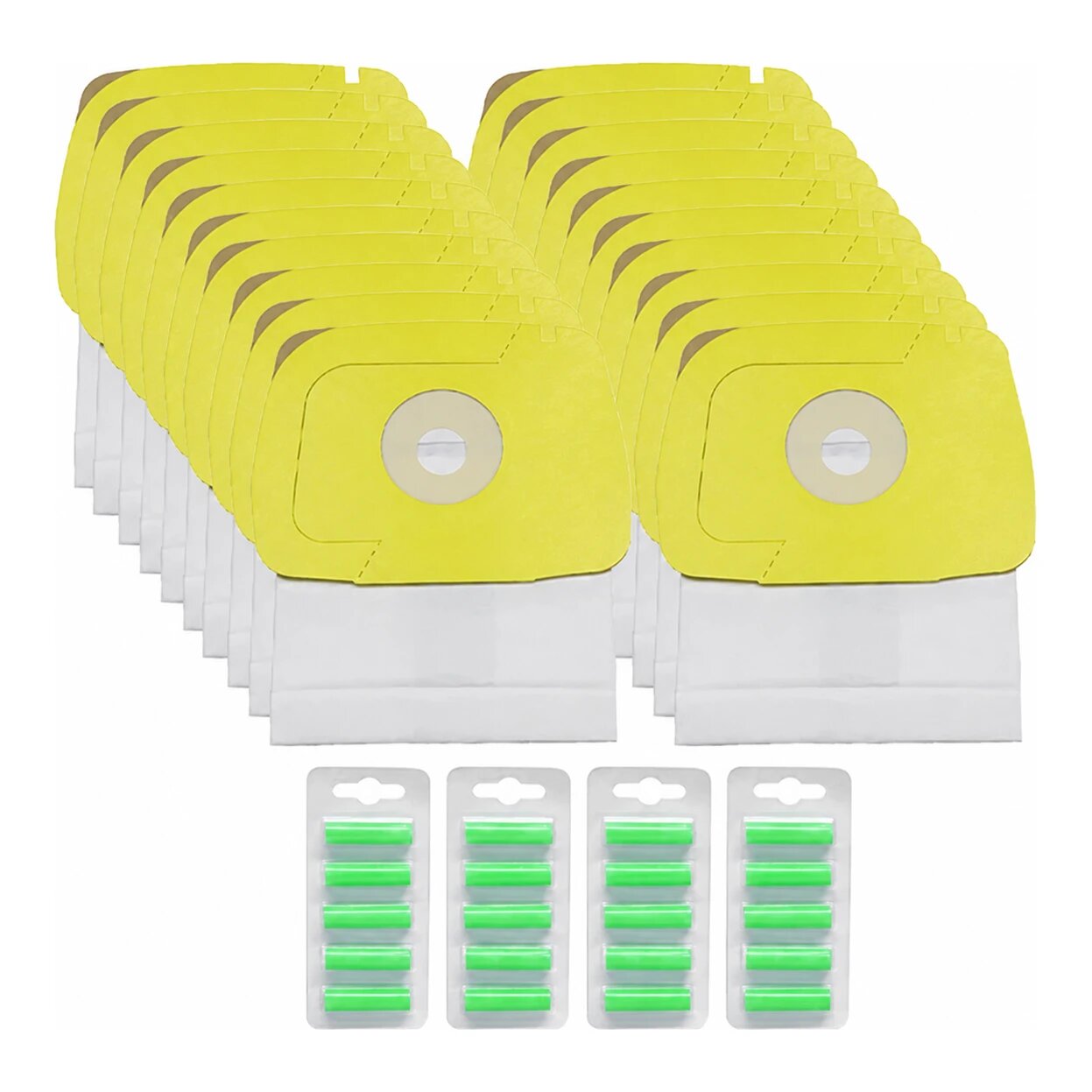 LUX 1R / Classic / D820 / Royal stofzuigerzakken 20 stuks + 20 geurstaafjes (eigen merk)