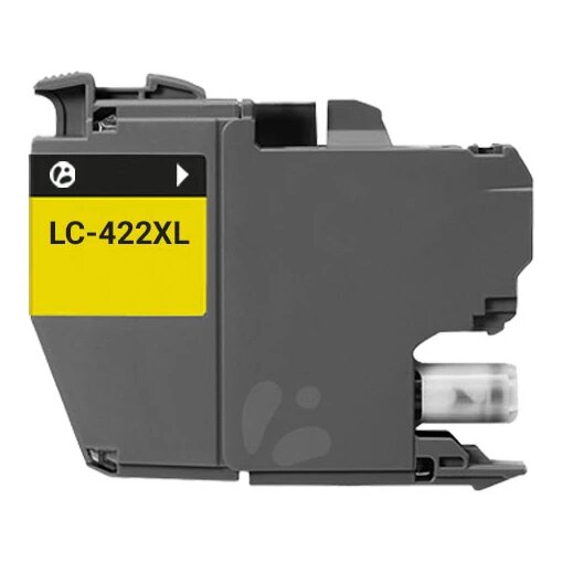 Huismerk Brother LC-422Y XL inktcartridge geel