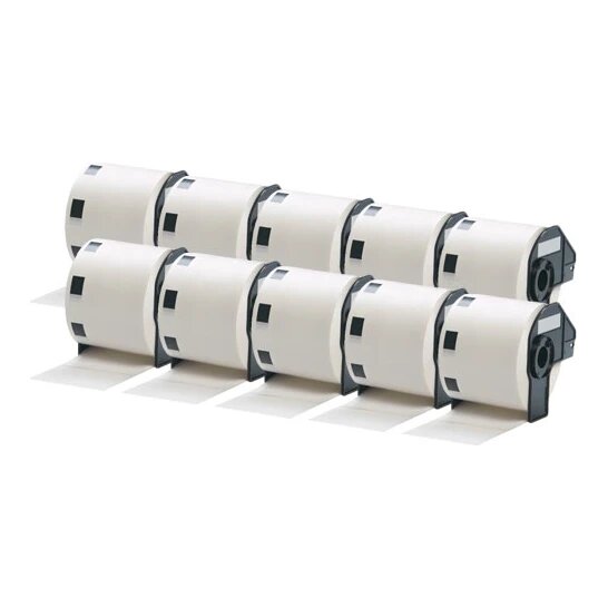 10x Brother DK-11209 compatible adreslabels, 62 mm x 29 mm