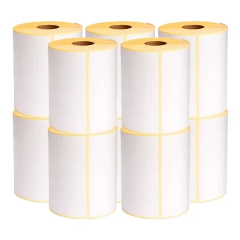 10x Zebra compatible labels verwijderbaar, 100 mm x 35 mm
