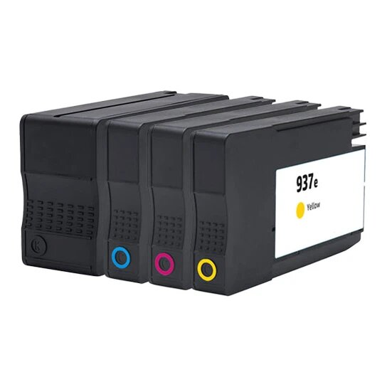 Huismerk HP 937e XL (4S6W2NE-4S6W5NE) inktcartridges voordeelbundel