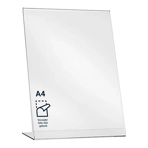 Huismerk folderhouder L-standaard A4