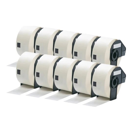 10x Brother DK-11208 compatible adreslabels, 38 mm x 90 mm