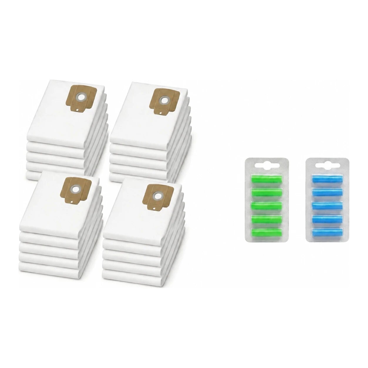 Kärcher CV 30/1 38/48 stofzuigerzakken 20 stuks + 20 geurstaafjes (eigen merk)