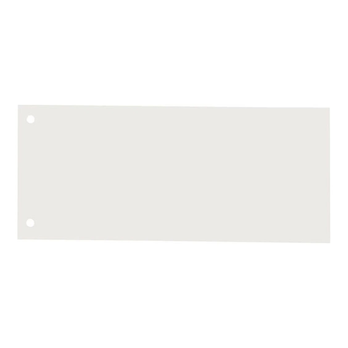 Pergamy scheidingsstroken 105 x 240 mm wit (100 stuks)