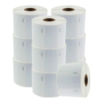 10x Dymo 11354 / S0722540 compatible Labelwriter 550 labels, 57 mm x 32 mm