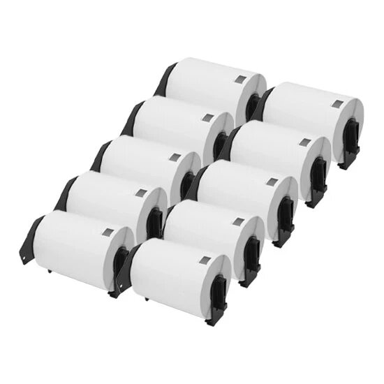 10x Brother DK-11247 compatible verzendlabels, 103 mm x 164 mm
