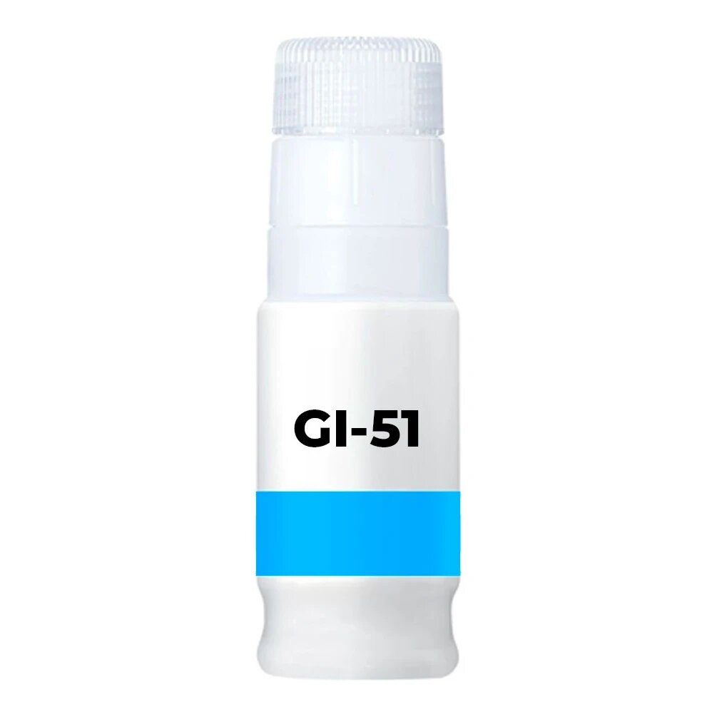Huismerk Canon GI-51C inkttank cyaan