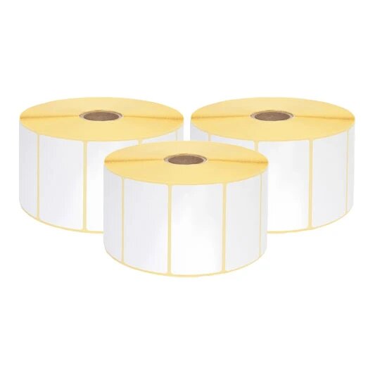 3x Zebra compatible labels, 57 mm x 32 mm