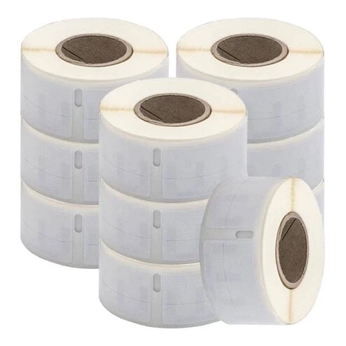 10x Dymo 99017 / S0722460 compatible labels, 12 mm x 50 mm