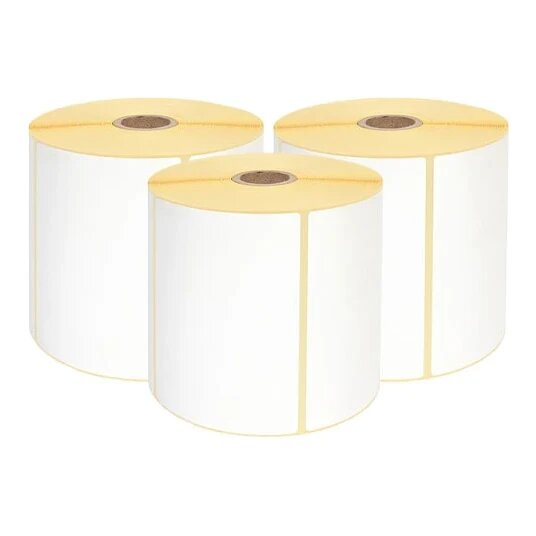 3x Zebra compatible labels, 102 mm x 192 mm