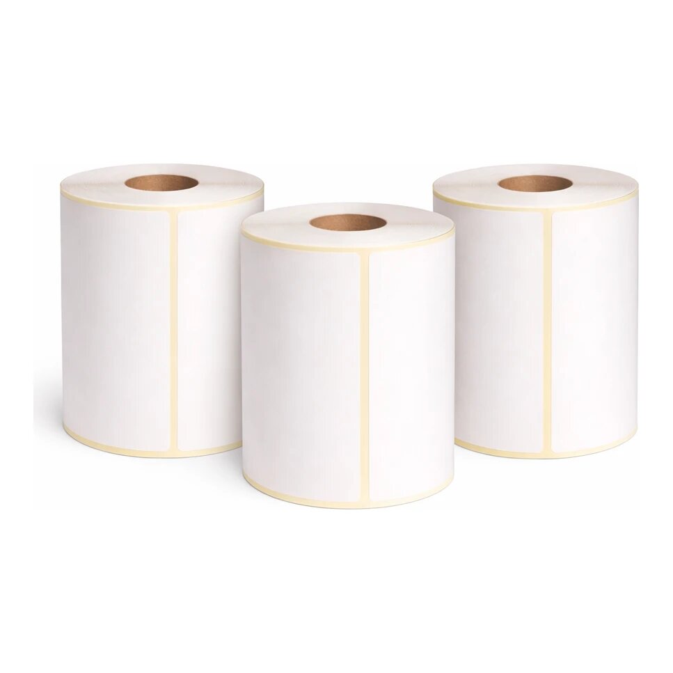 3x Zebra compatible labels verwijderbaar, 100 mm x 35 mm