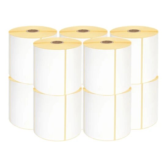 10x Zebra compatible labels, 102 mm x 76 mm