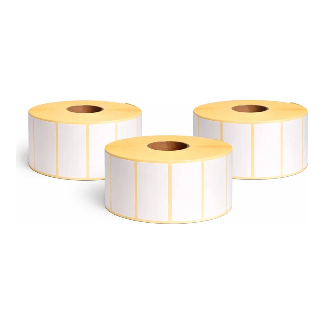3x Zebra (3007208-T) compatible labels, 31 mm x 22 mm