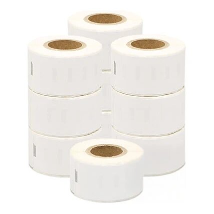 10x Dymo 99010 / S0722370 compatible Labelwriter 550 labels, 28 mm x 89 mm