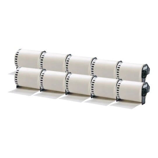 10x Brother DK-22243 compatible labels, 102 mm x 30,48 m