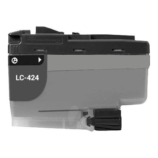Huismerk Brother LC-424BK inktcartridge zwart