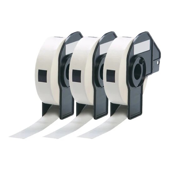 3x Brother DK-11204 compatible labels, 17 mm x 54 mm