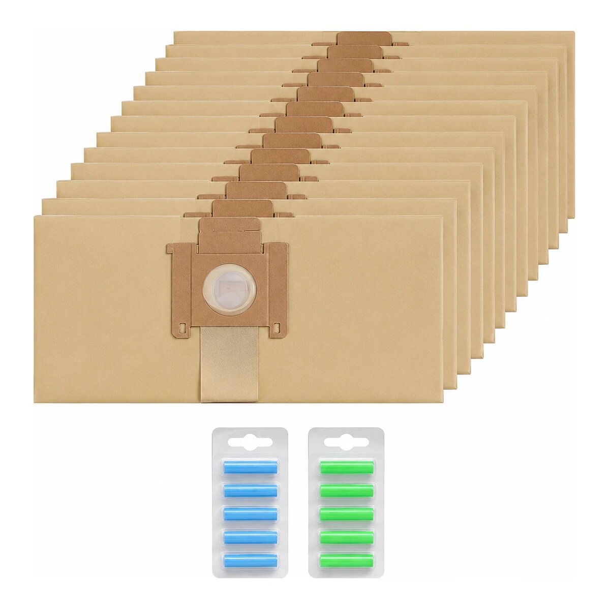 Hako Compacto / Tennant V5 stofzuigerzakken 10 stuks + 10 geurstaafjes (eigen merk)