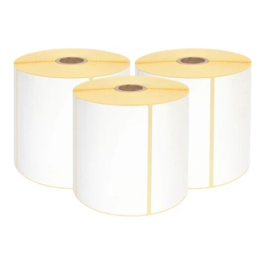 3x Zebra compatible labels, 102 mm x 76 mm