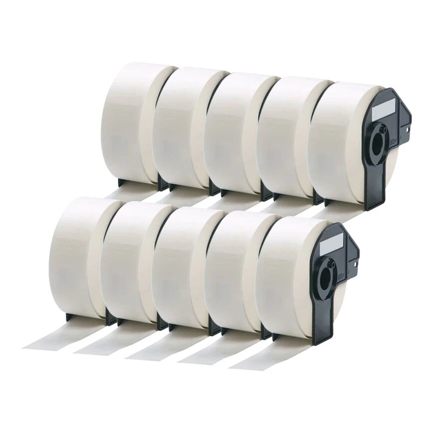 10x Brother DK-11201 compatible adreslabels, 29 mm x 90 mm