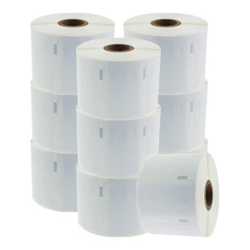 10x Dymo 11354 / S0722540 compatible labels verwijderbaar, 57 mm x 32 mm